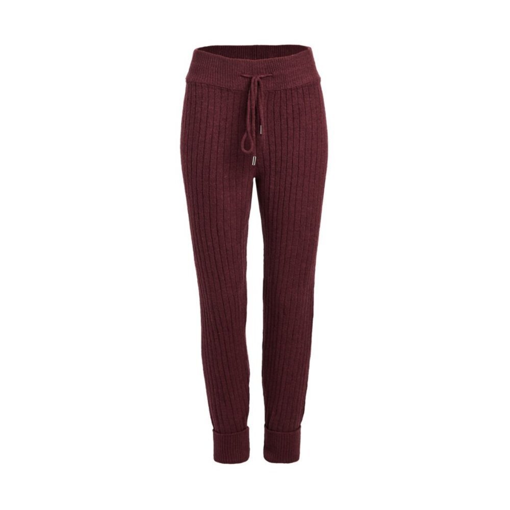 Free People Around The Clock Joggers In Wine Size Small